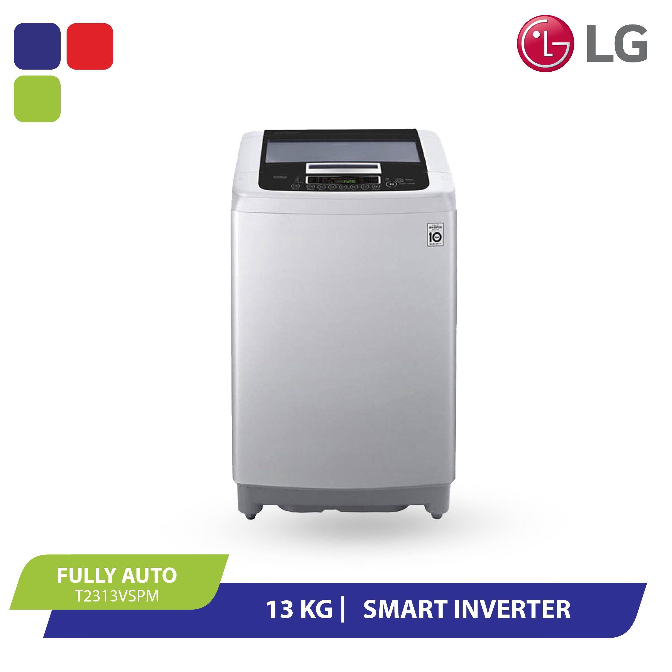 13kg 6 Motion Inverter Direct Drive Top Load Washer with Warm Wash
