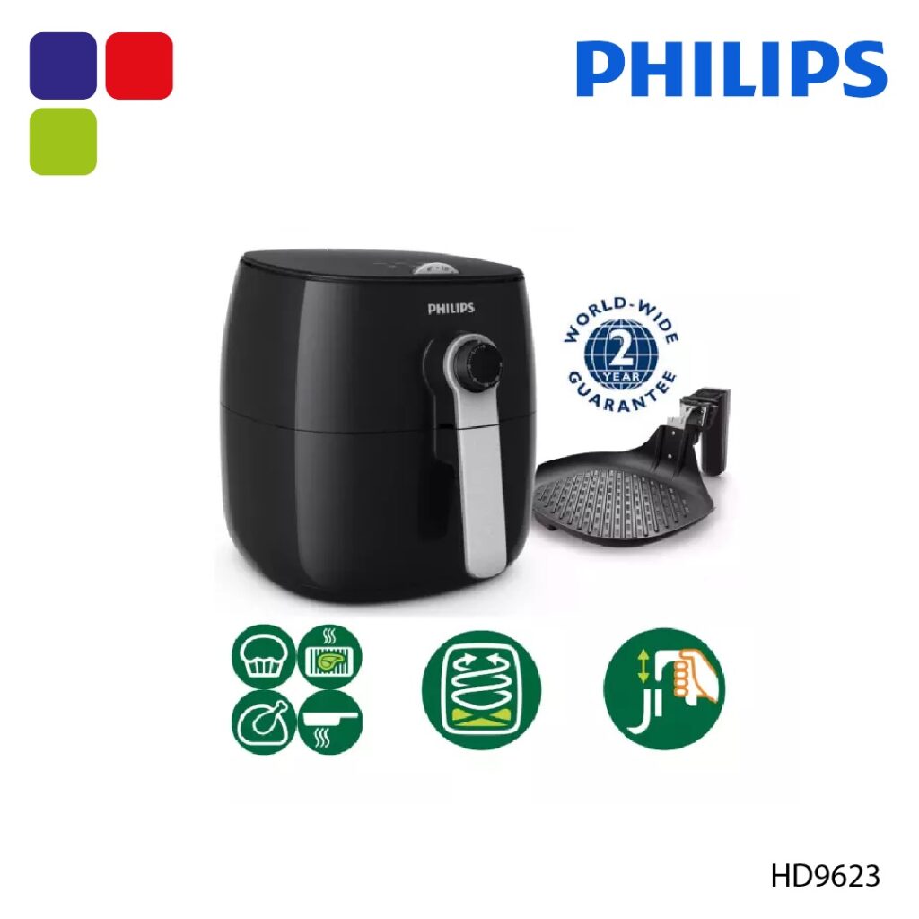 PHILIPS AIR FRYER 1300W HD9623 Kemudi Timur