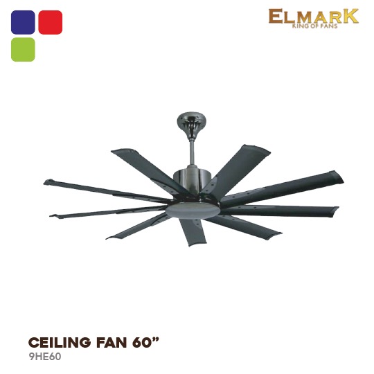 ELMARK CEILING FAN 60″ 9HE60 Kemudi Timur