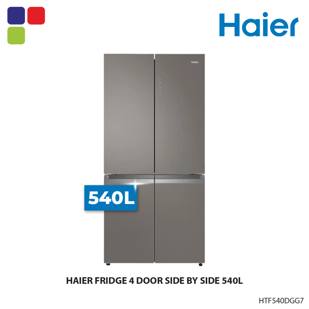 HAIER FRIDGE 4 DOOR SIDE BY SIDE 540L HTF540DGG7 Kemudi Timur