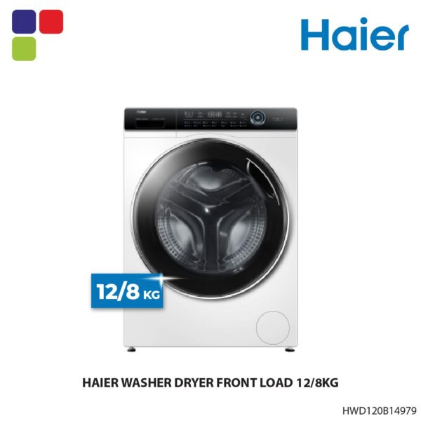 HAIER WASHER DRYER FRONT LOAD 12/8KG HWD120B14979 Kemudi Timur