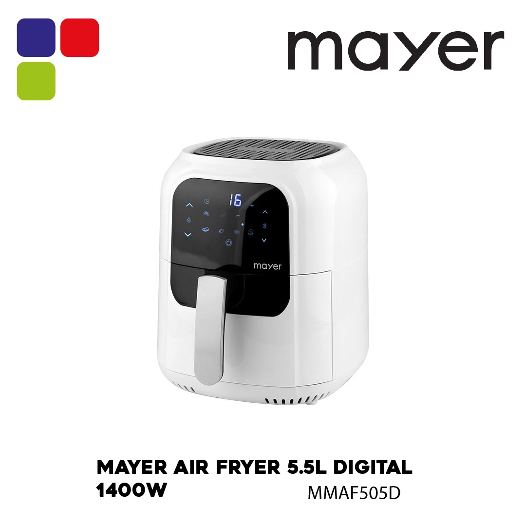 MAYER AIR FRYER 5.5L DIGITAL 1400W MMAF505D Kemudi Timur