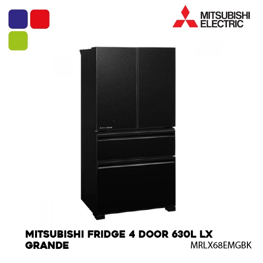 MITSUBISHI FRIDGE 4 DOOR 630L LX GRANDE MRLX68EMGBK Kemudi Timur