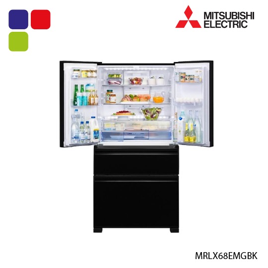 MITSUBISHI FRIDGE 4 DOOR 630L LX GRANDE MRLX68EMGBK Kemudi Timur