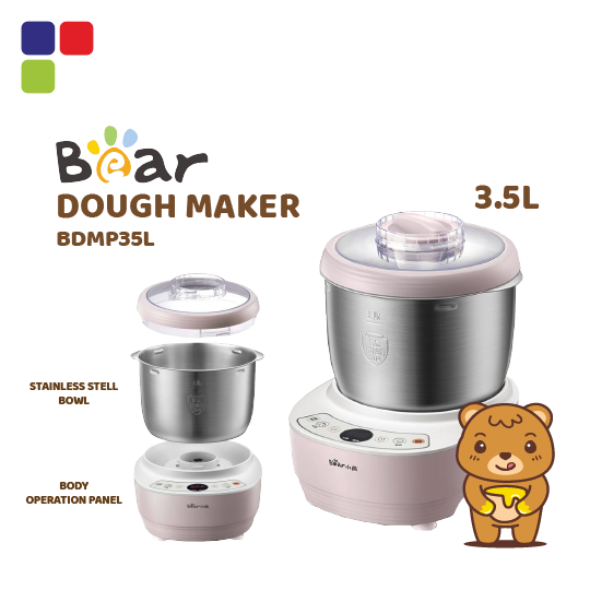 BEAR DOUGH MAKER 3.5L. BDMP35L Kemudi Timur
