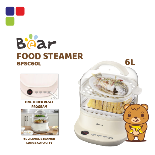 BEAR FOOD STEAMER 6L BFSC60L Kemudi Timur