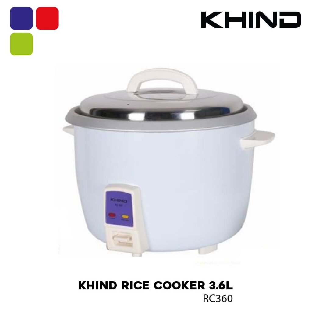 KHIND RICE COOKER 3.6L RC360 Kemudi Timur