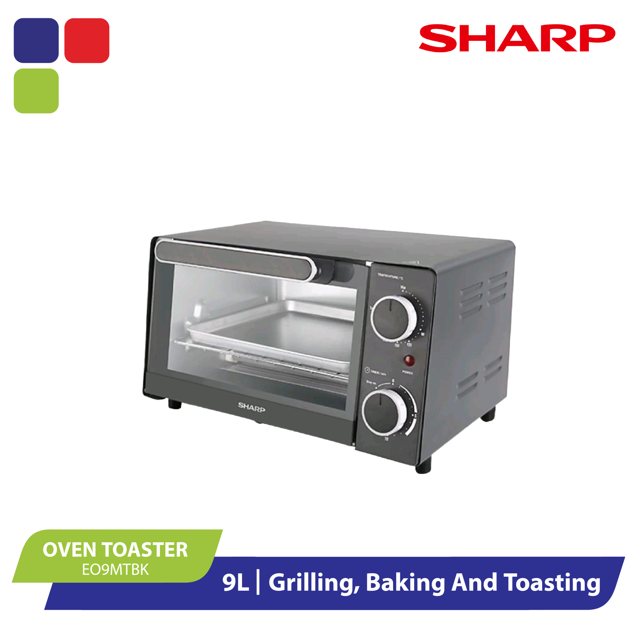 SHARP OVEN TOASTER 9L EO9MTBK Kemudi Timur