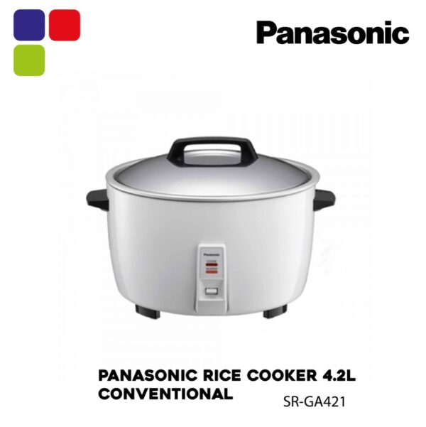 PANASONIC RICE COOKER 4.2L CONVENTIONAL SRGA421 Kemudi Timur