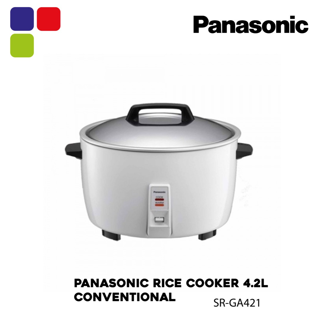 PANASONIC RICE COOKER 4.2L CONVENTIONAL SRGA421 Kemudi Timur