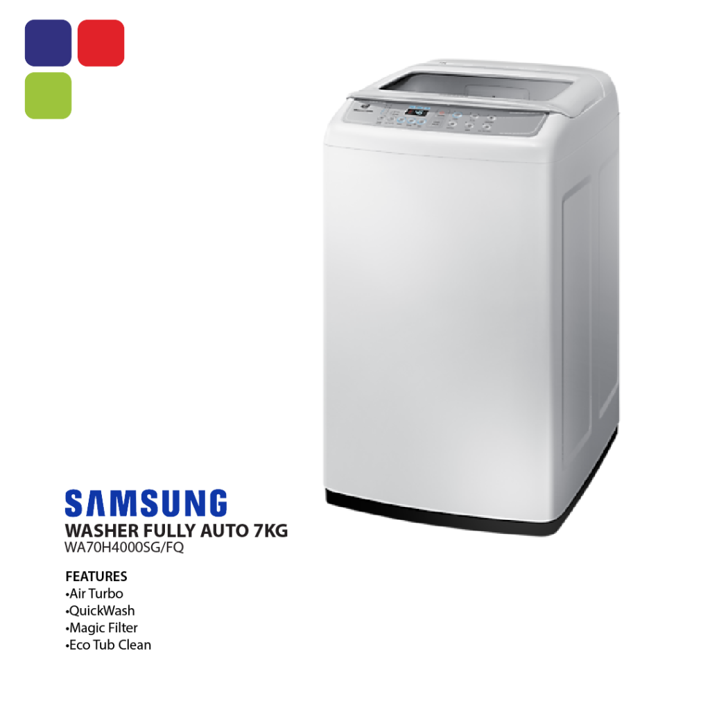SAMSUNG WASHER F/AUTO 7KG [WA70H4000SG/FQ] Kemudi Timur