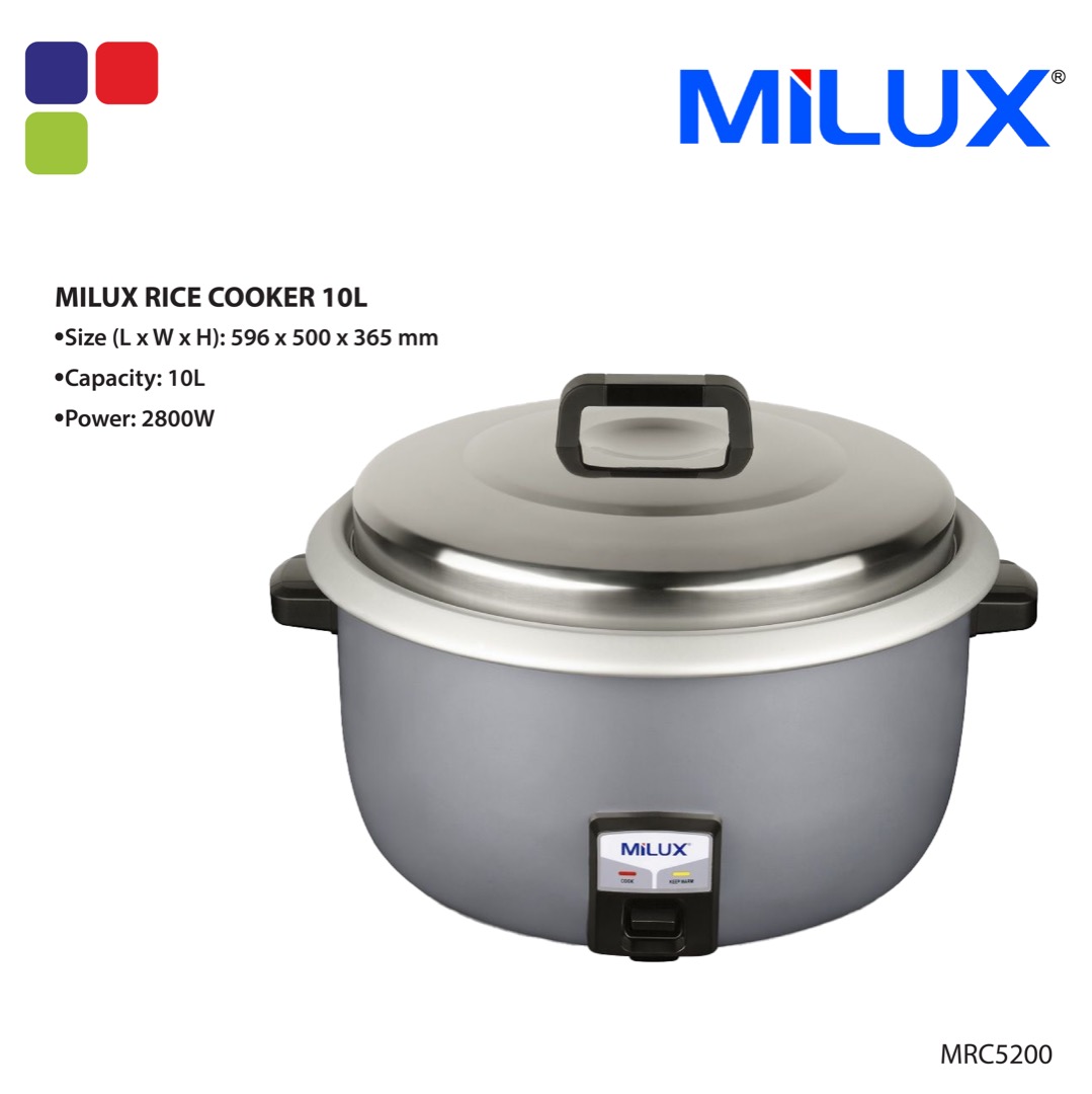 MILUX RICE COOKER 10L MRC5200 Kemudi Timur
