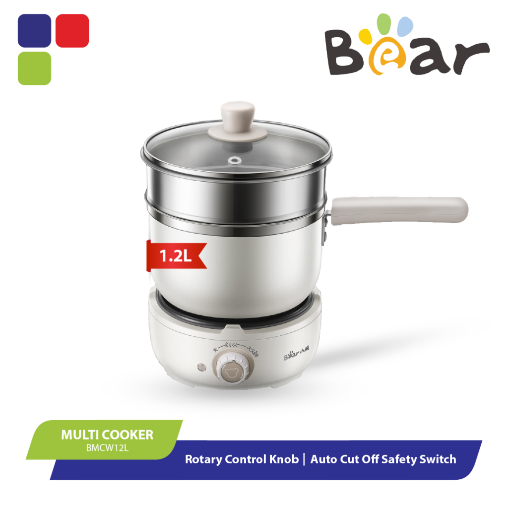 BEAR MULTI COOKER 1.2L BMCW12L Kemudi Timur