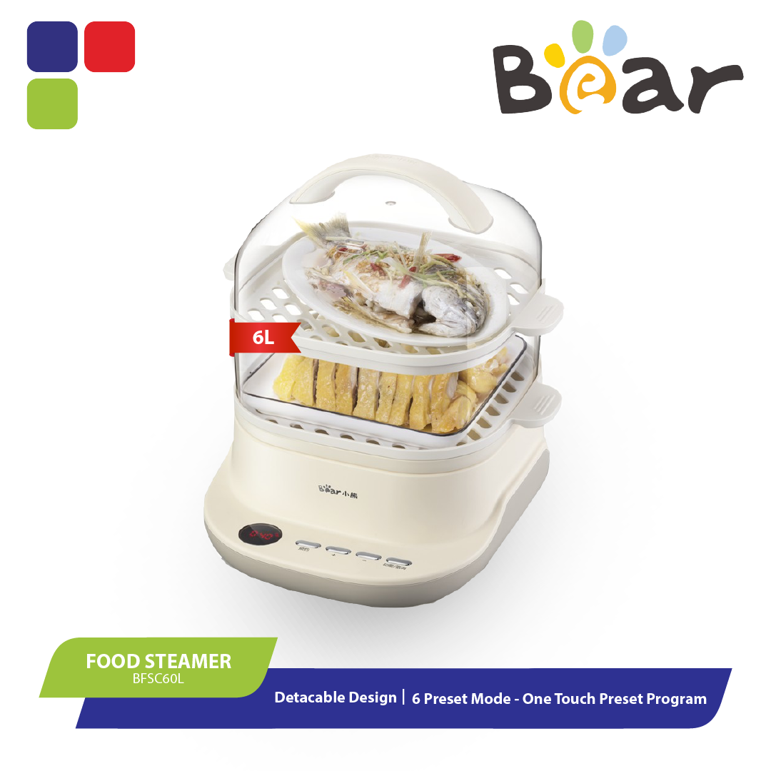 BEAR FOOD STEAMER 6L BFSC60L Kemudi Timur