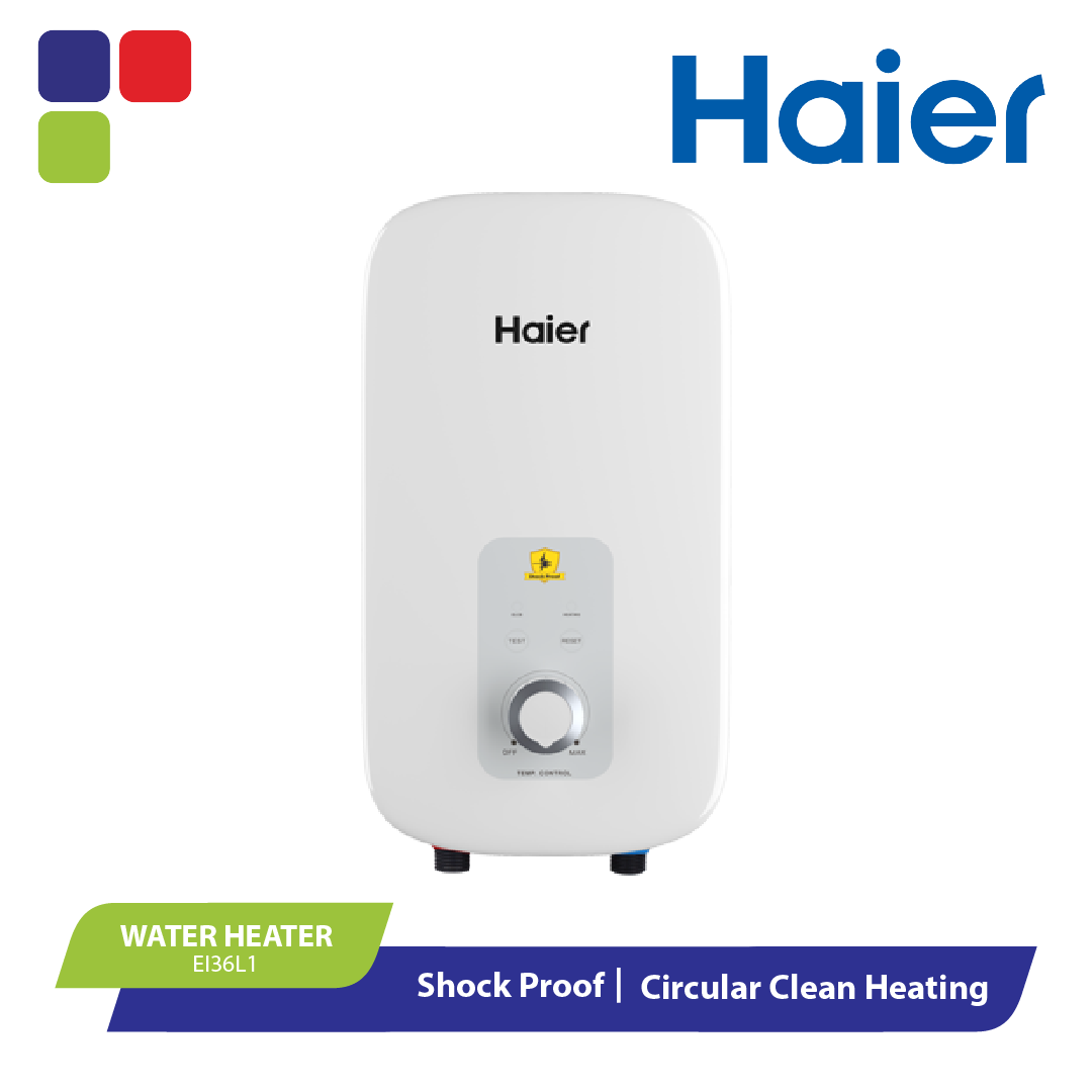 HAIER WATER HEATER WITHOUT PUMP EI36L1 – Kemudi Timur