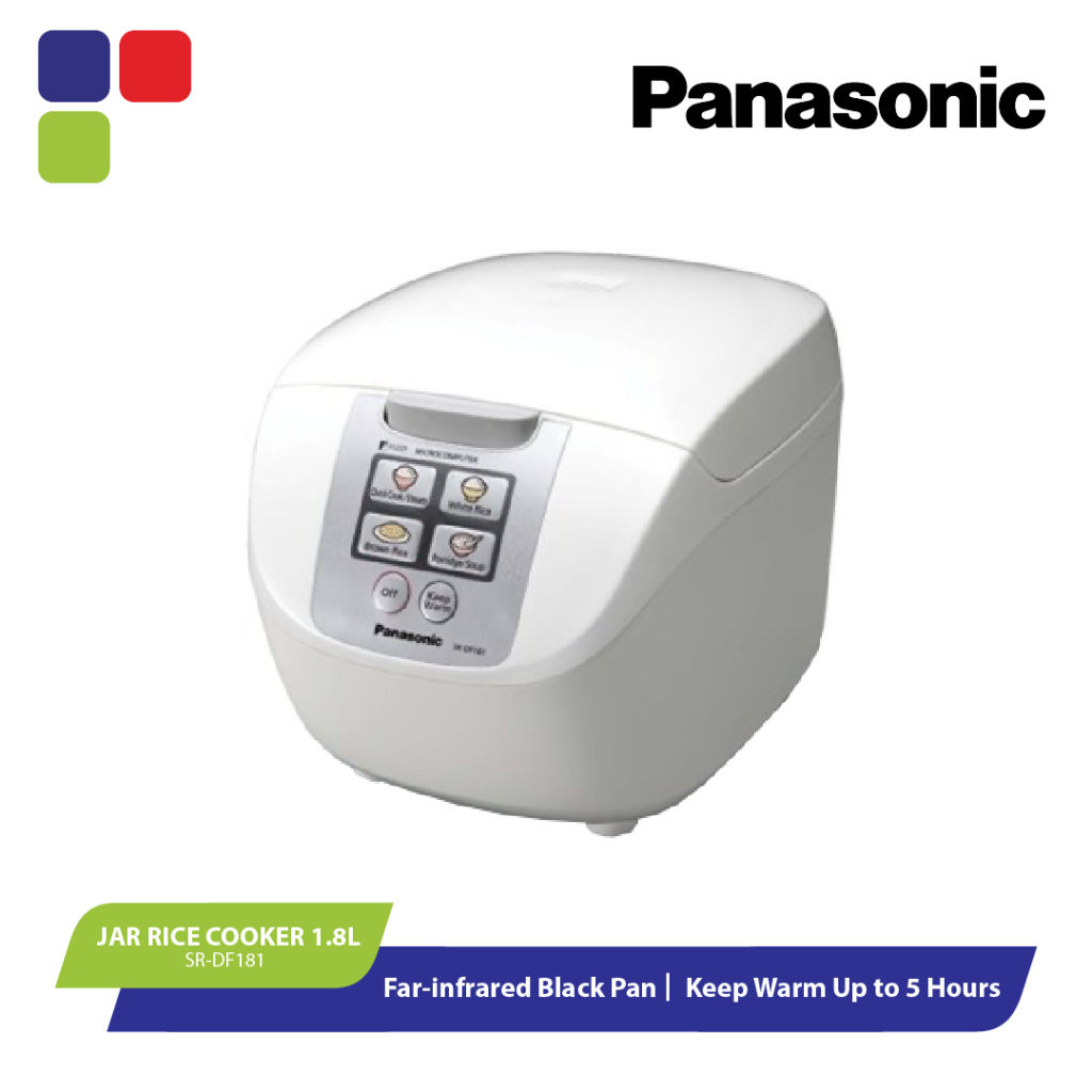 PANASONIC JAR RICE COOKER 1.8L BASIC MICRO SRDF181 Kemudi Timur