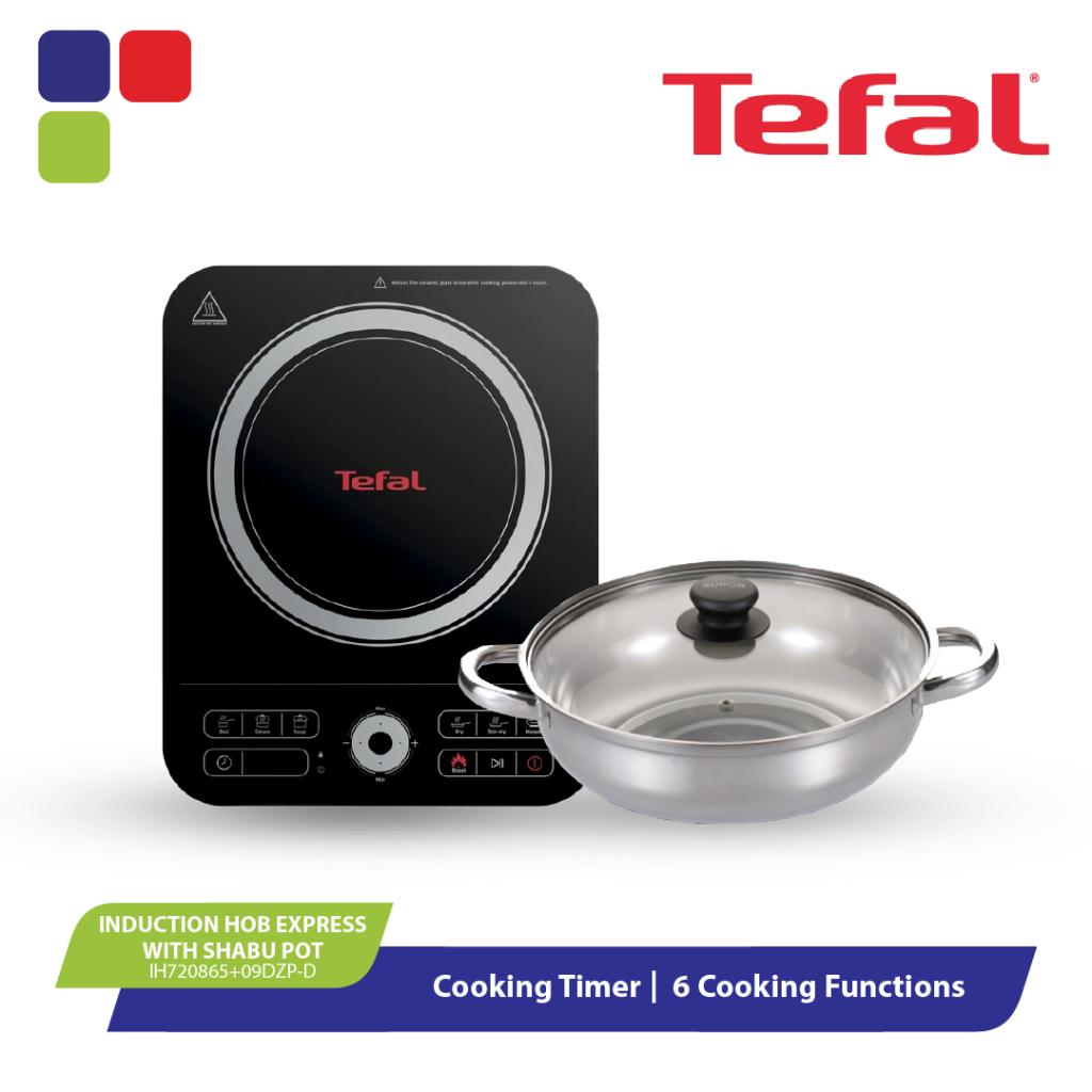 TEFAL INDUCTION HOB EXPRESS WITH SHABU POT IH720865+09DZPD Kemudi