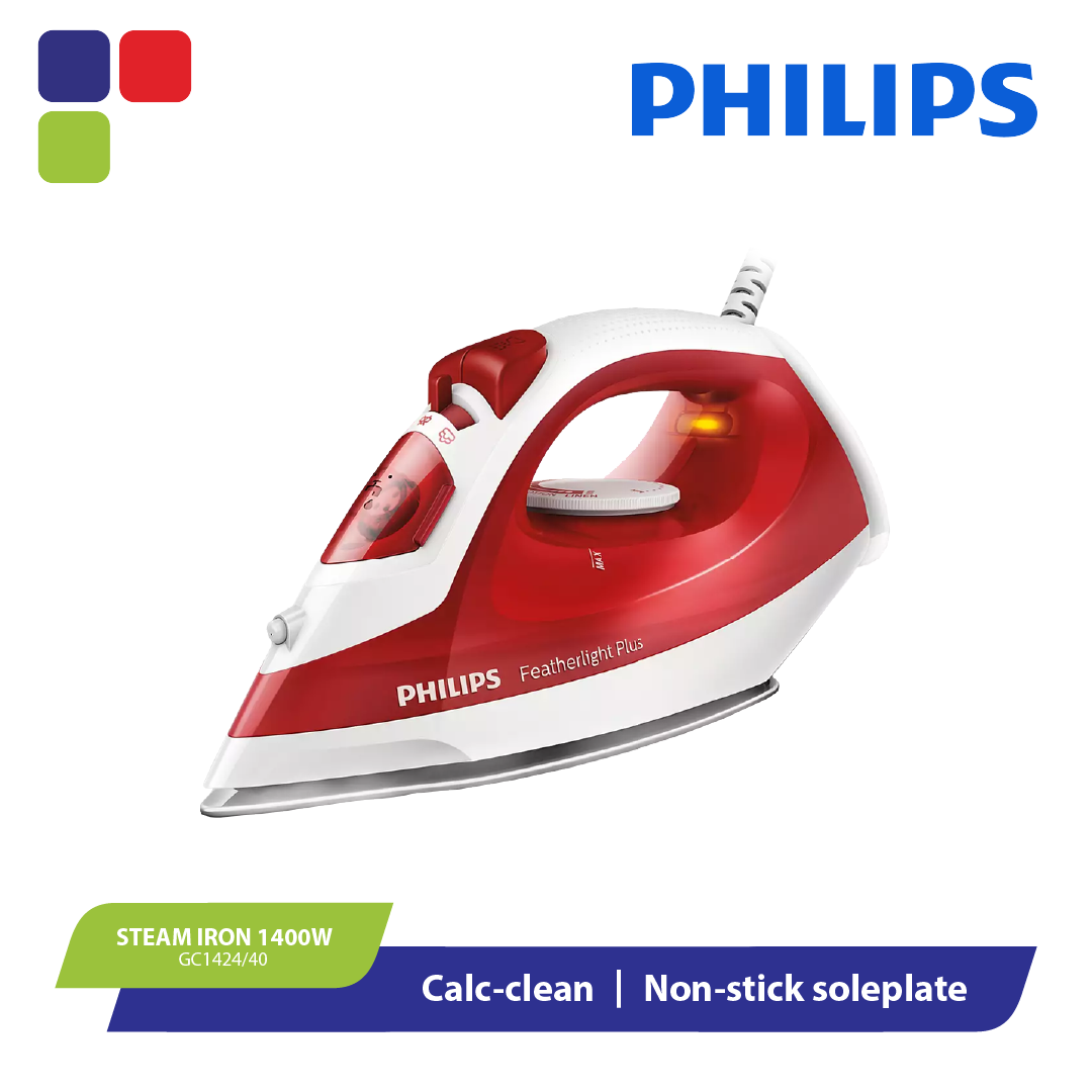 PHILIPS STEAM IRON 1400W GC1424/40 Kemudi Timur