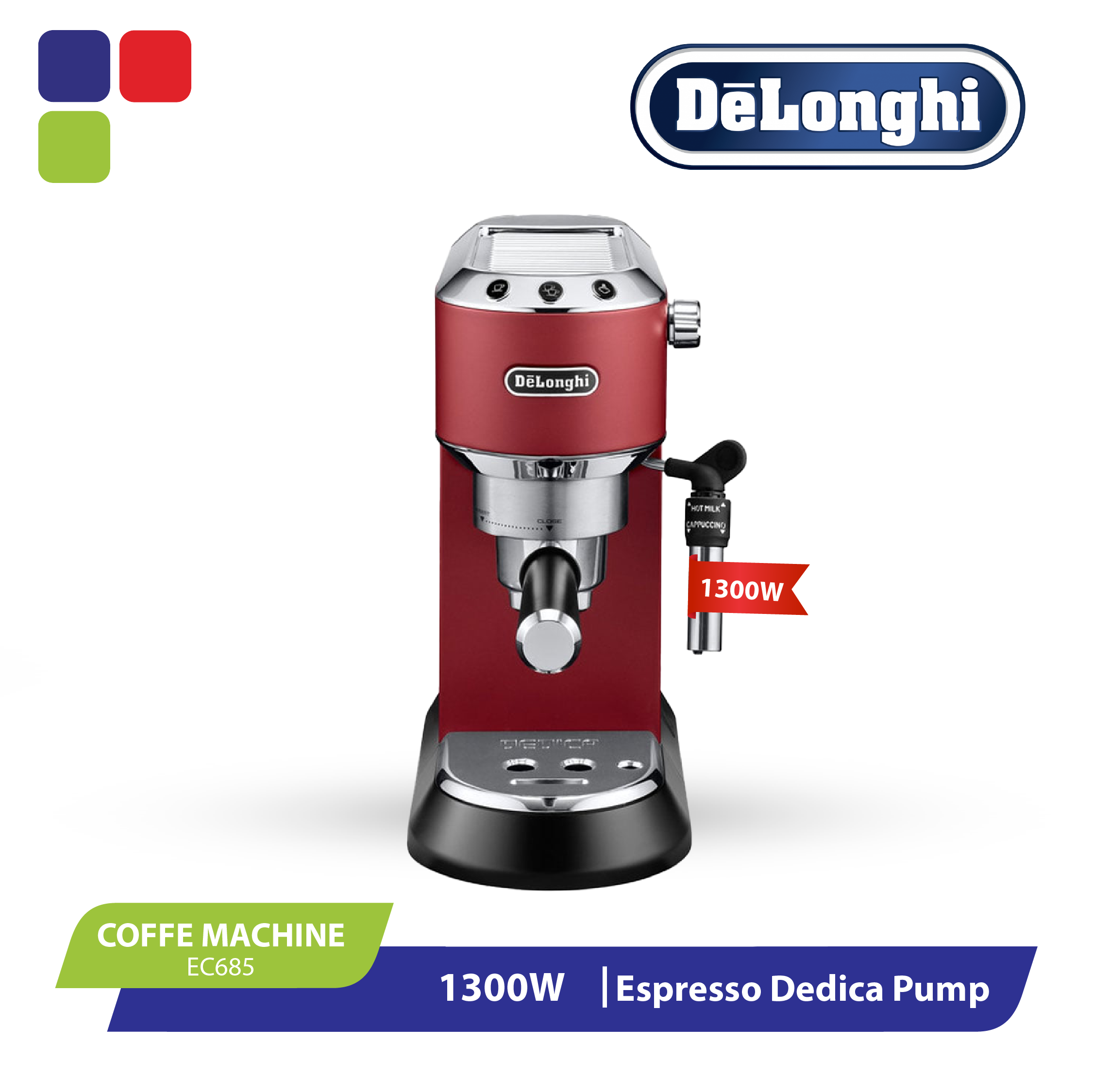 DELONGHI COFFEE MACHINE ESPRESSO DEDICA PUMP EC685 Kemudi Timur