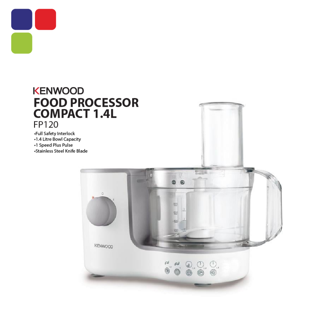 KENWOOD FOOD PROCESSOR COMPACT 1.4L FP120 Kemudi Timur