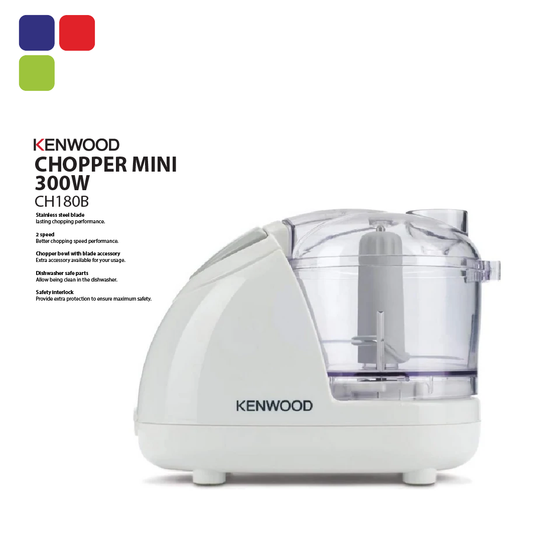 KENWOOD CHOPPER MINI 300W CH180B Kemudi Timur