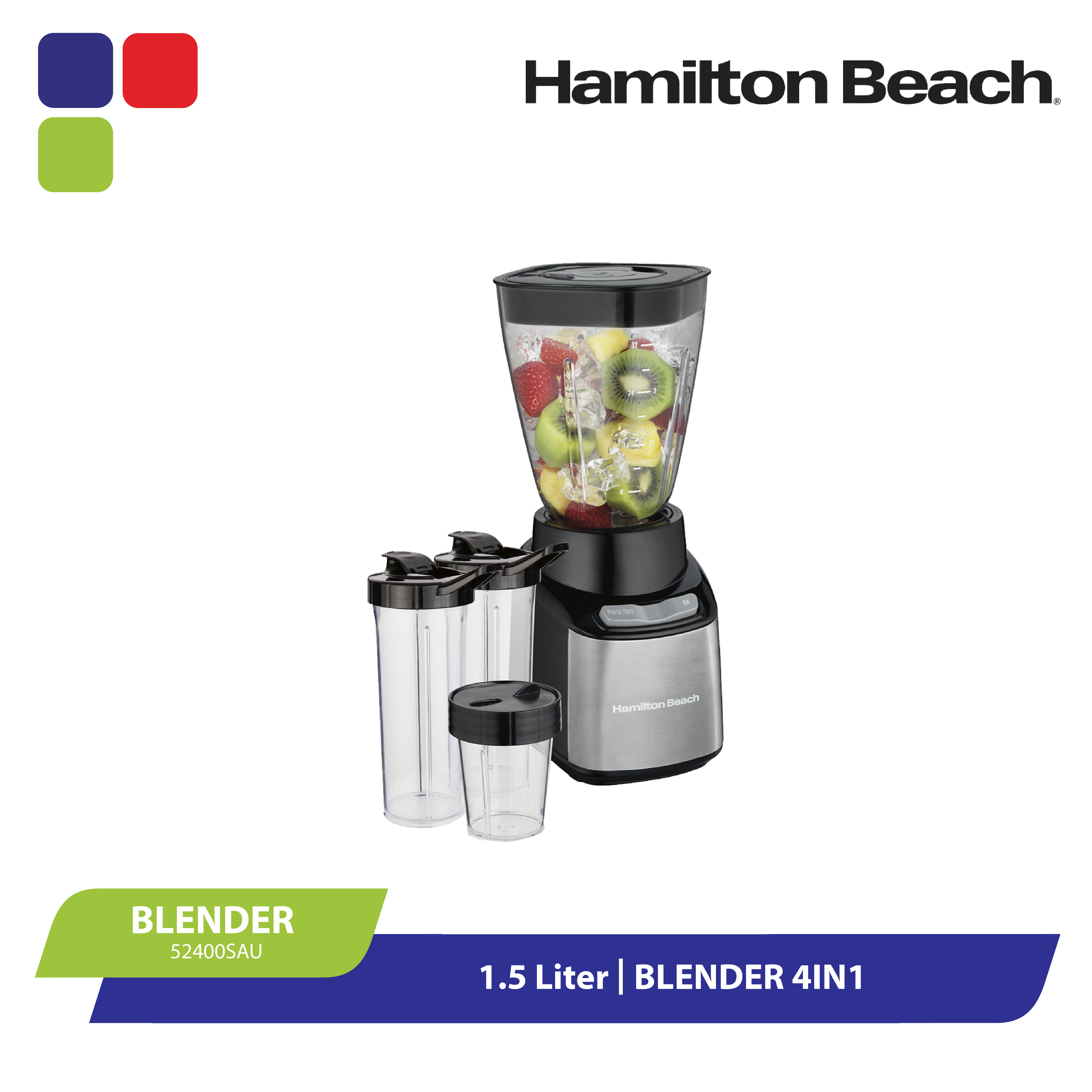 HAMILTON BEACH BLENDER 4IN1 52400SAU Kemudi Timur