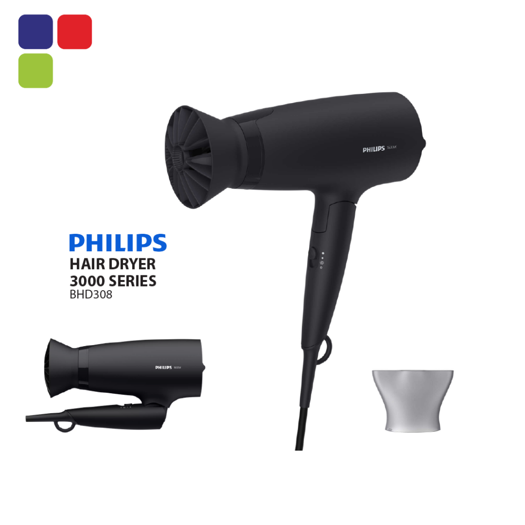 PHILIPS HAIR DRYER 3000 SERIES BHD308 Kemudi Timur