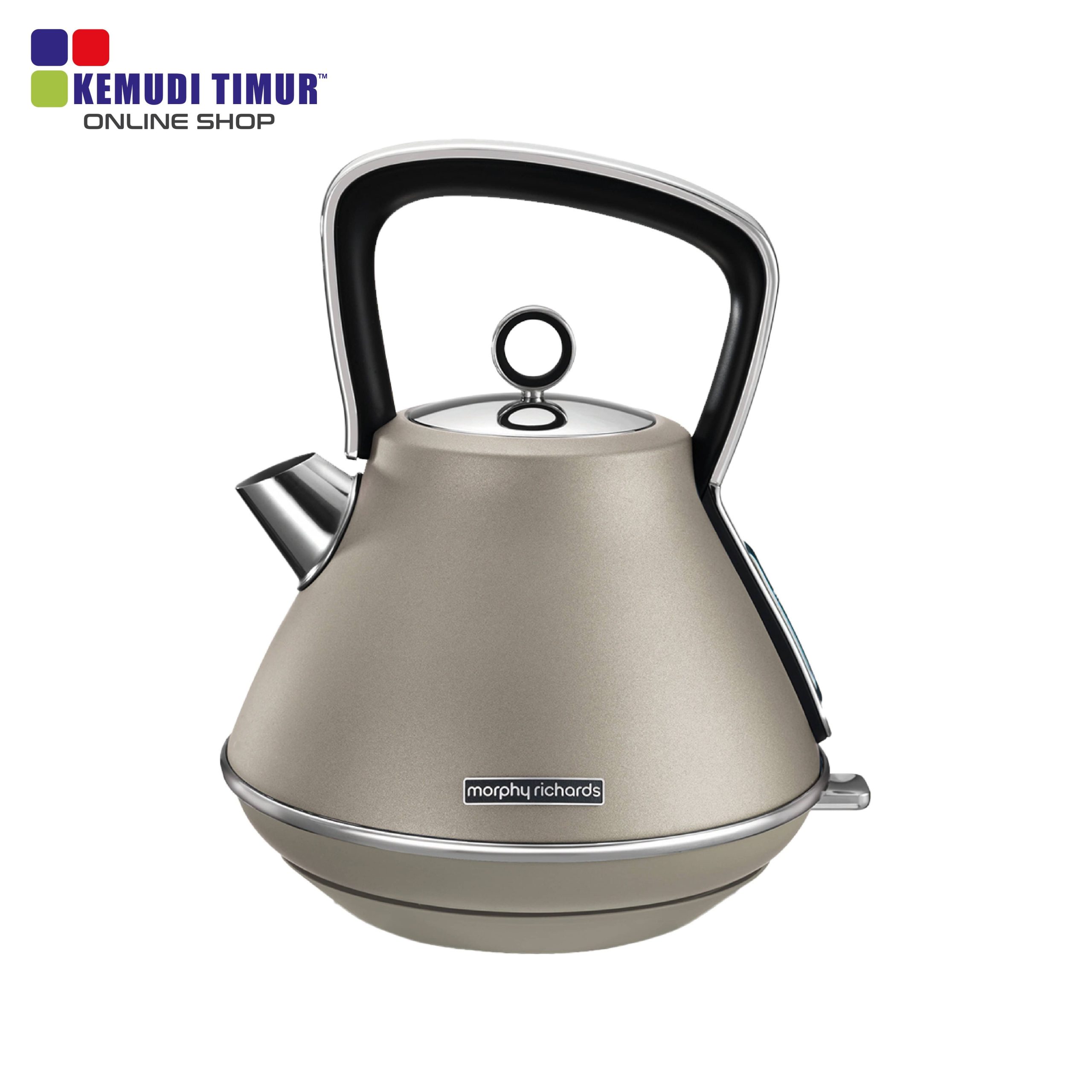 MORPHY RICHARDS KETTLE EVOKE TRADITIONAL 1.5L TITANIUM 100103